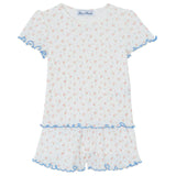 TARTINE ET CHOCOLAT Pointelle Lettuce Hem Pajamas