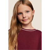 Kids TENCEL Modal Unisex Long PJ Set, Red