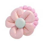 Plush Flower Hair Tie Set