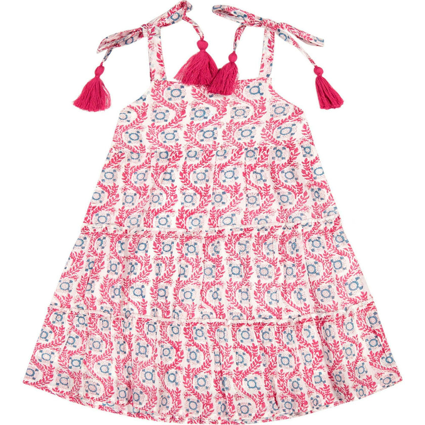 Bella Girls Shoulder Tie Sundress Jaipur Bloom, Jaipur Bloom