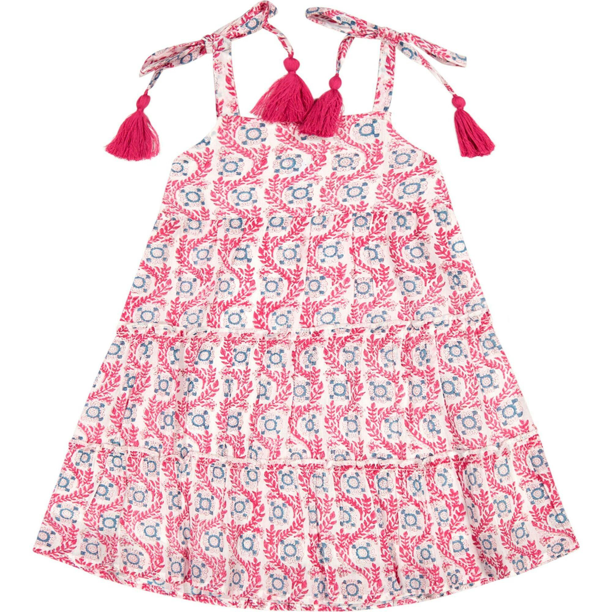 Bella Girls Shoulder Tie Sundress Jaipur Bloom, Jaipur Bloom