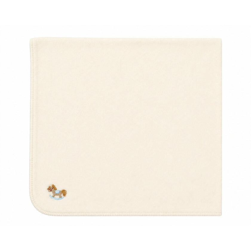 Honeybee, Flower & Rolling Horse Cotton Spandex  Blanket