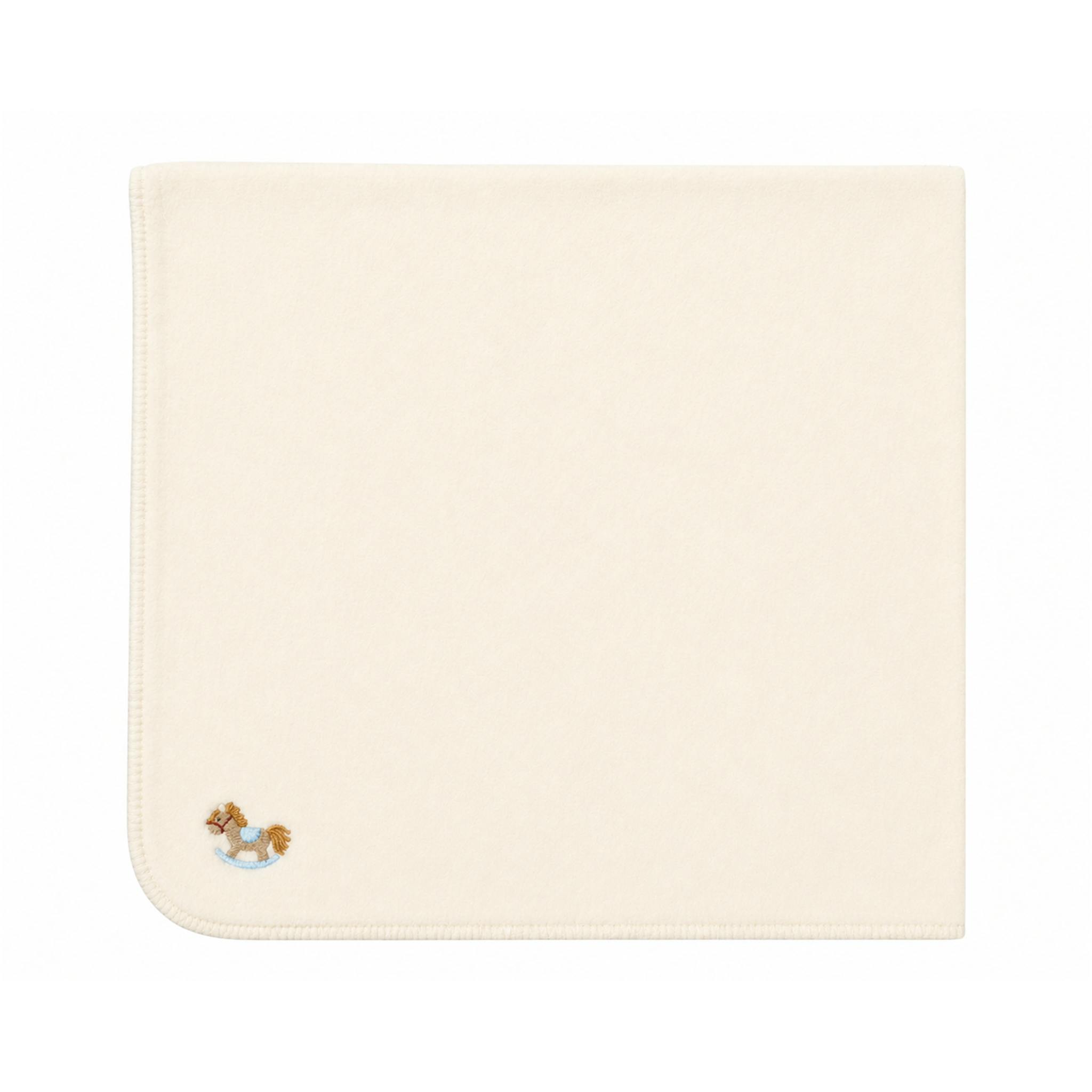 Honeybee, Flower & Rolling Horse Cotton Spandex  Blanket