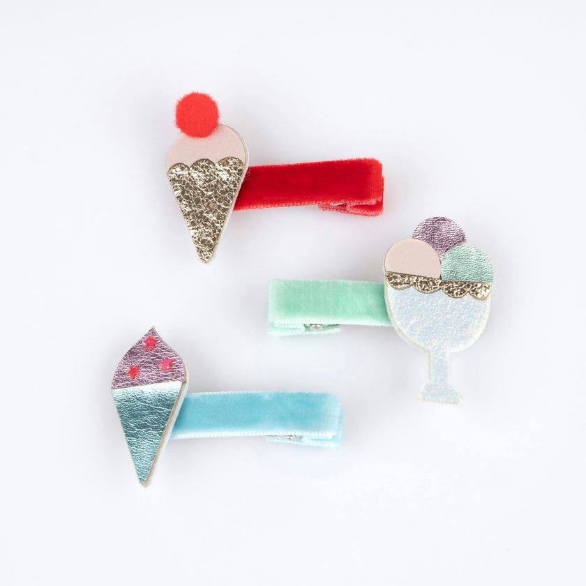 Ice Cream Hair Clips