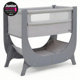 Shnuggle Air Lite Bedside Bassinet | Infant Crib | Height Adjustable Baby Bed with Mattress