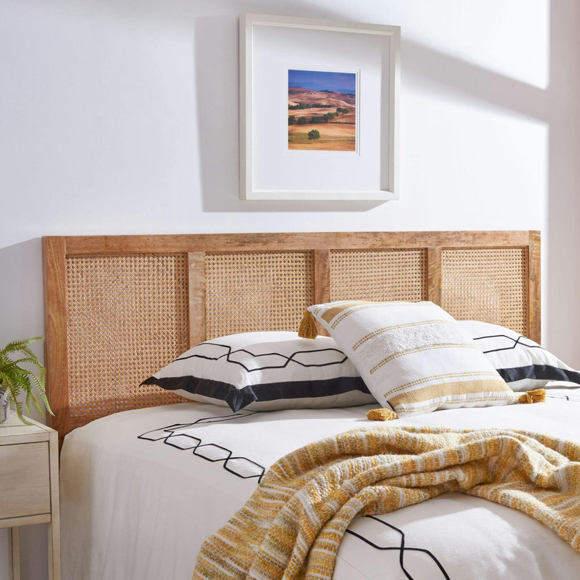 Vienna Cane Headboard, Natural