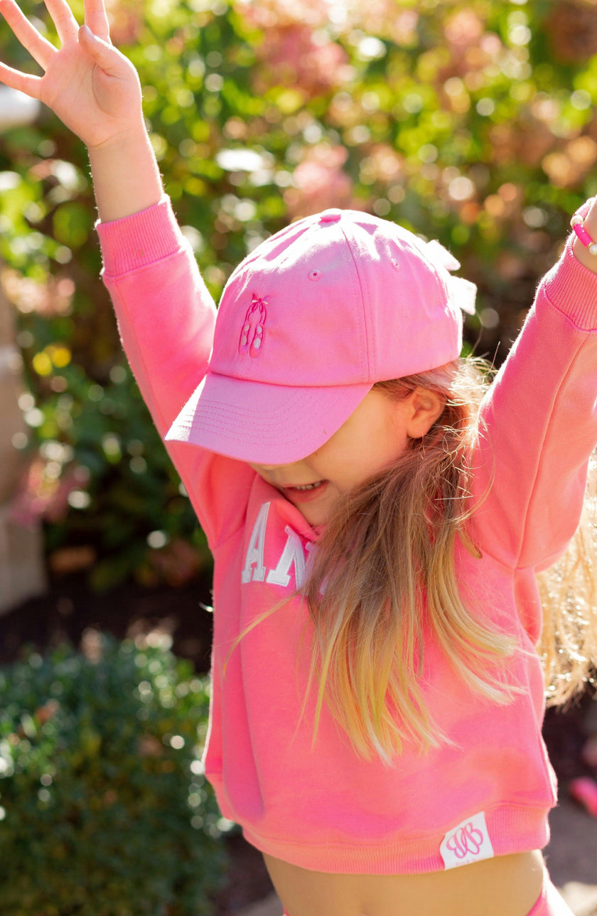 Ballet Slippers Bow Baseball Hat