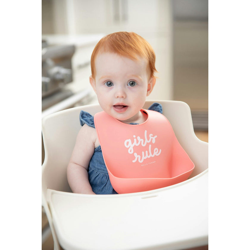 Girls Rule Wonder Bib
