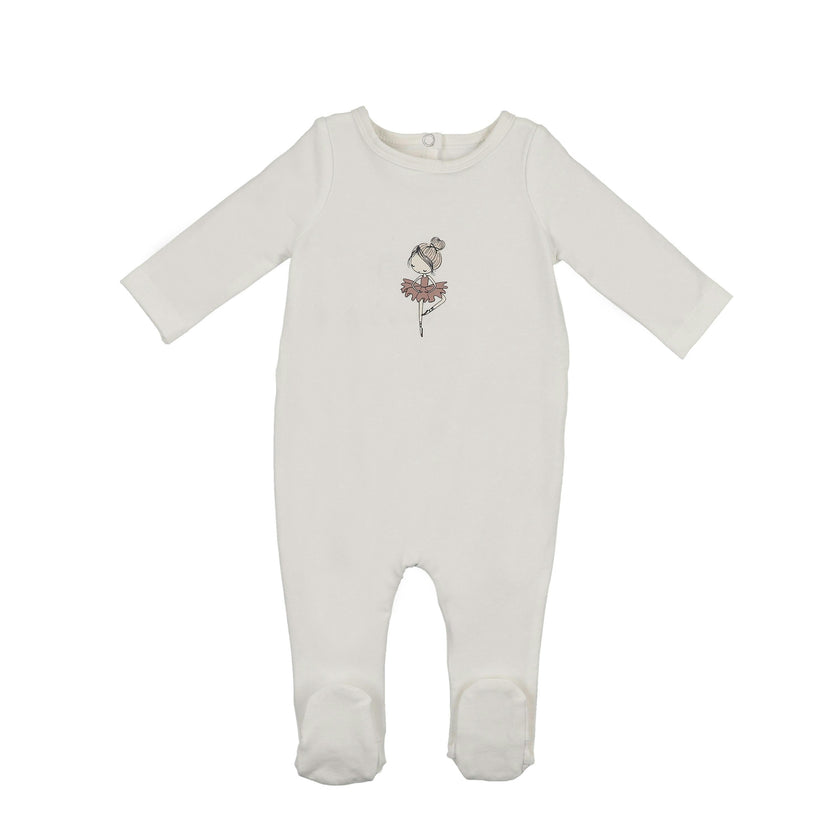 Ballerina Printed Footie