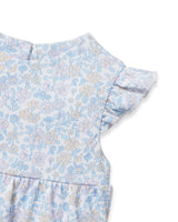 Baby's Pima Isla Play Romper in Fleur Blanche