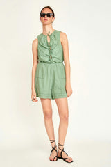 Woodstock Long Line Short in Mint