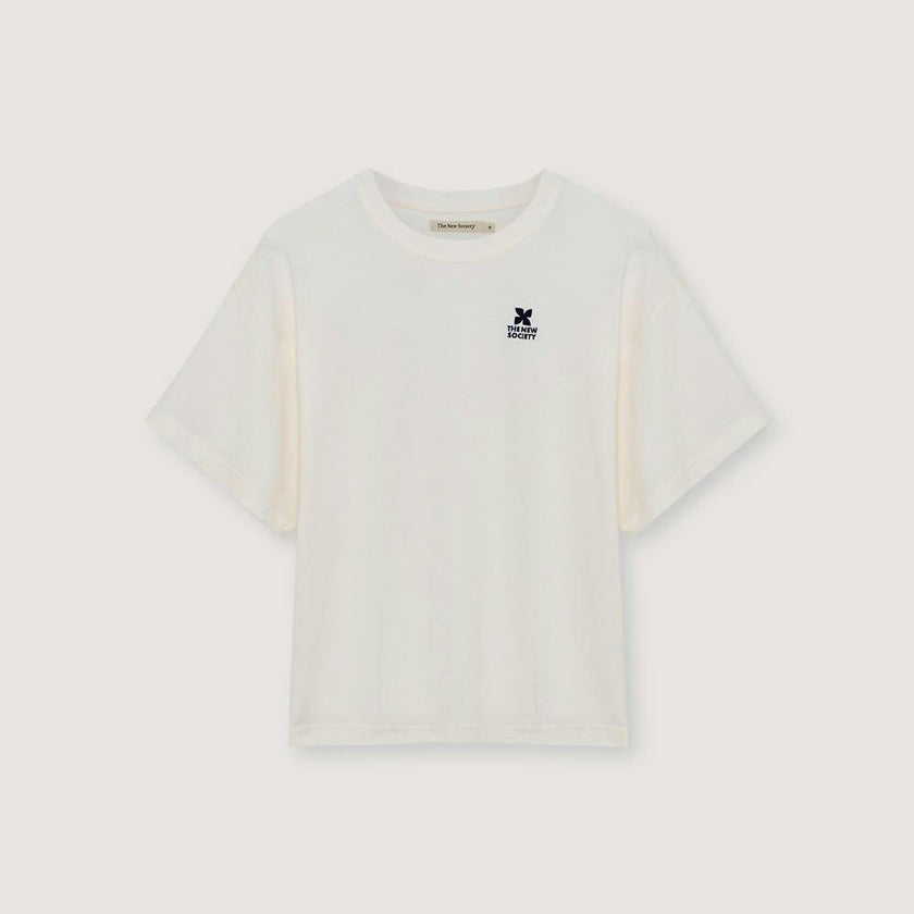 TNS Logo Woman T-Shirt Ecru