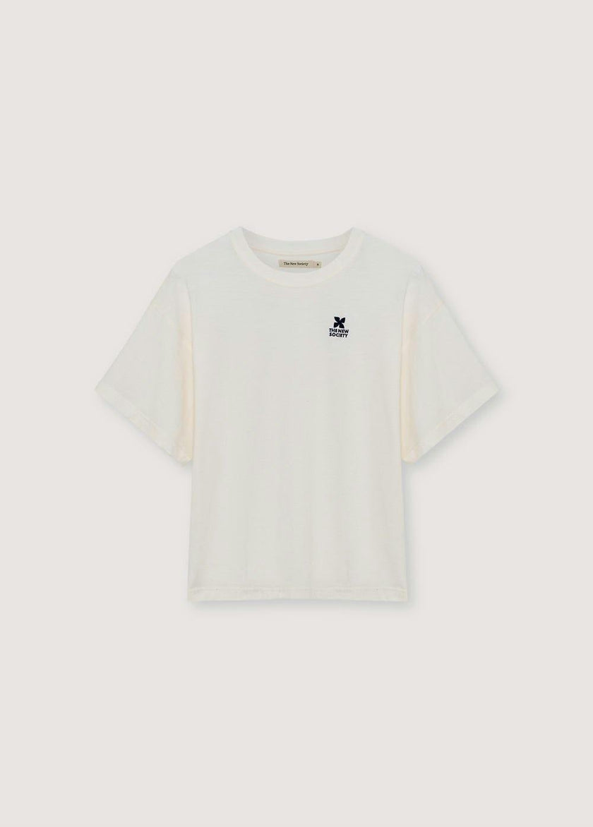 TNS Logo Woman T-Shirt Ecru