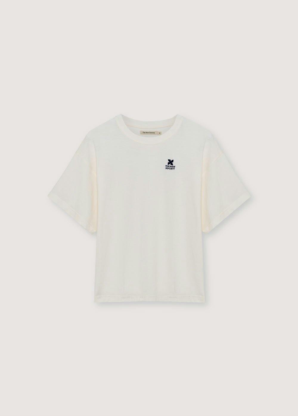 TNS Logo Woman T-Shirt Ecru