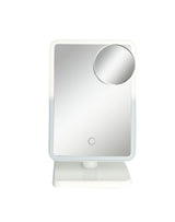 Glam Studio Vanity Mirror and Bluetooth Speaker-White
