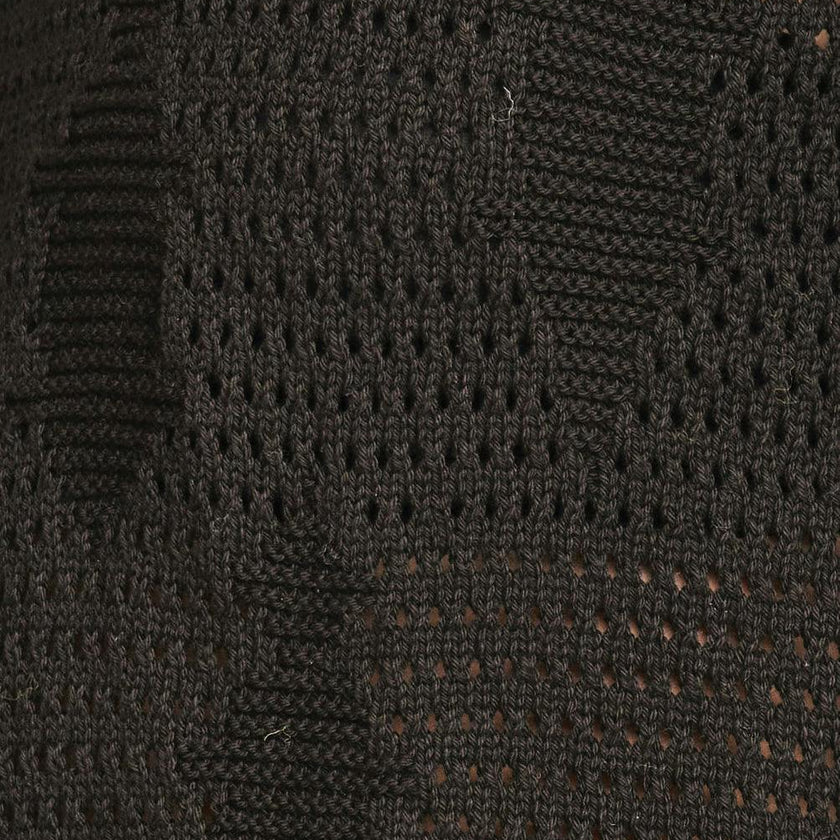 Lokaro Pointelle Skirt in Black