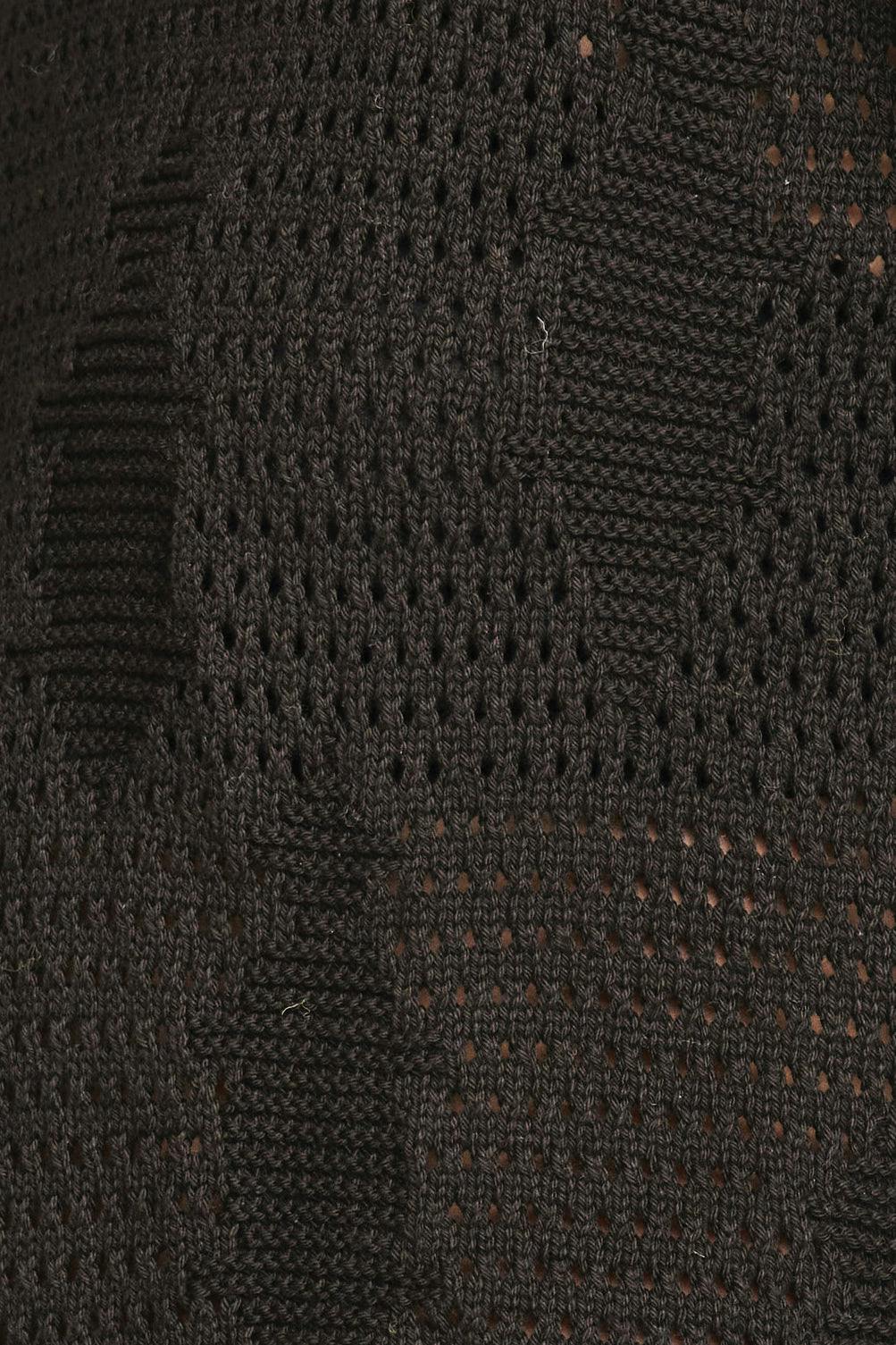 Lokaro Pointelle Skirt in Black