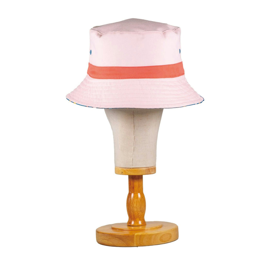 Reversible Kids Bucket Hat – Ice Cream Print | Summer Hat for Kids with 2-in-1 Design, Appliqué Patch & All-Over Print