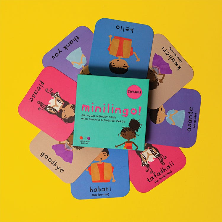 Minilingo, Swahili/English Flashcards