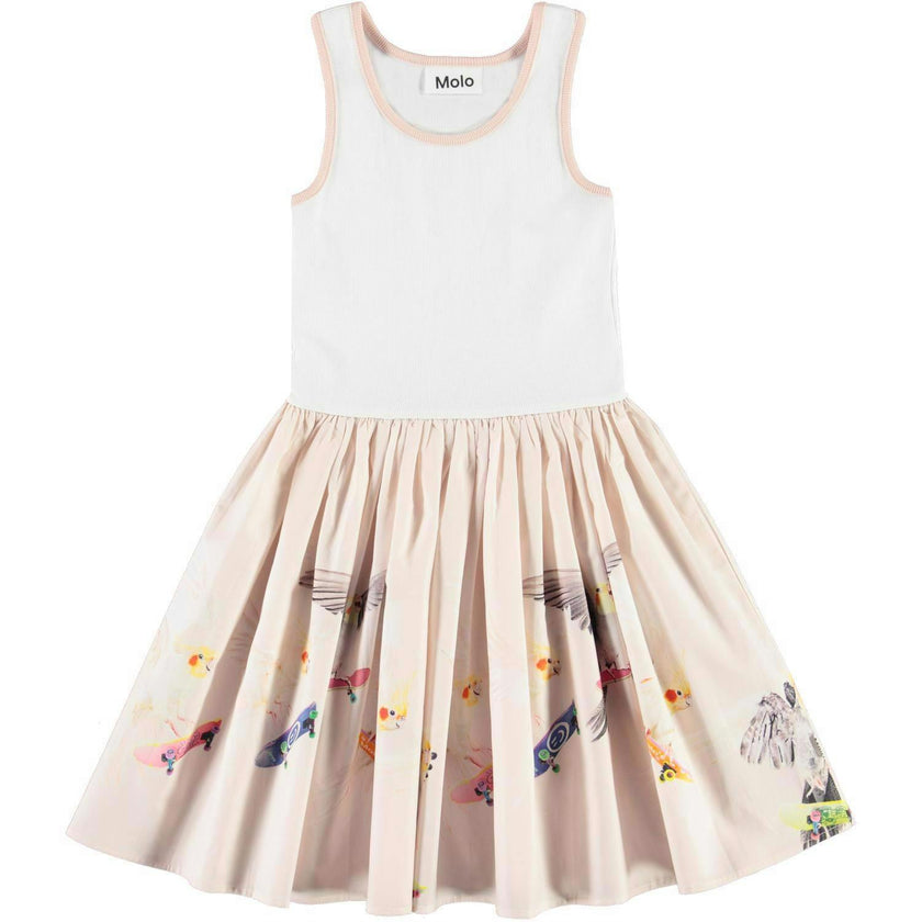 White Cassandra Sleeveless Dress