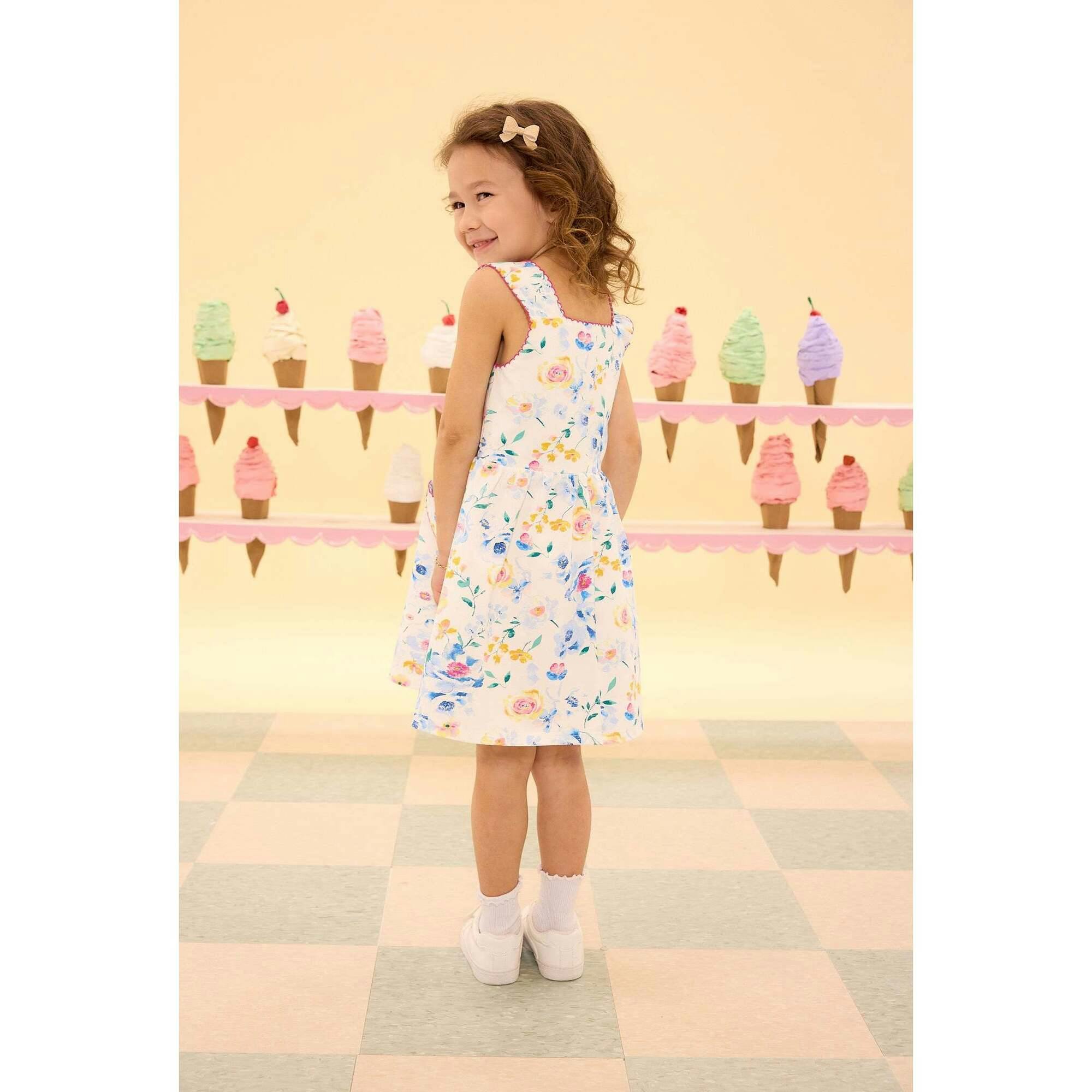 Rue Playdress in Blue Bouquet