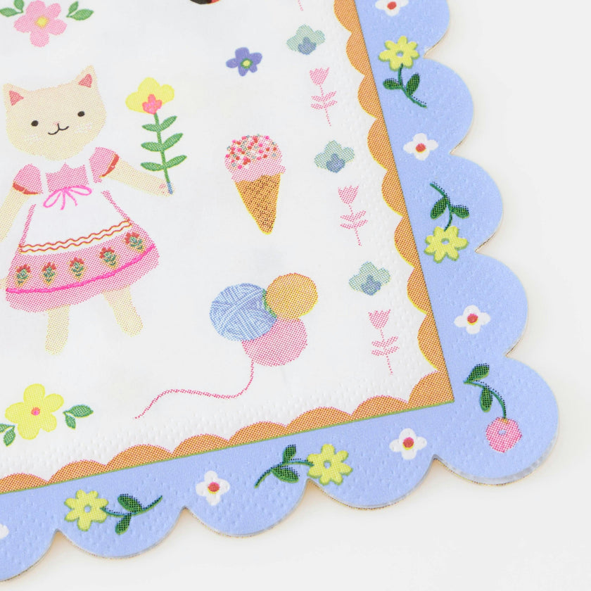 Kitten Club Small Napkins