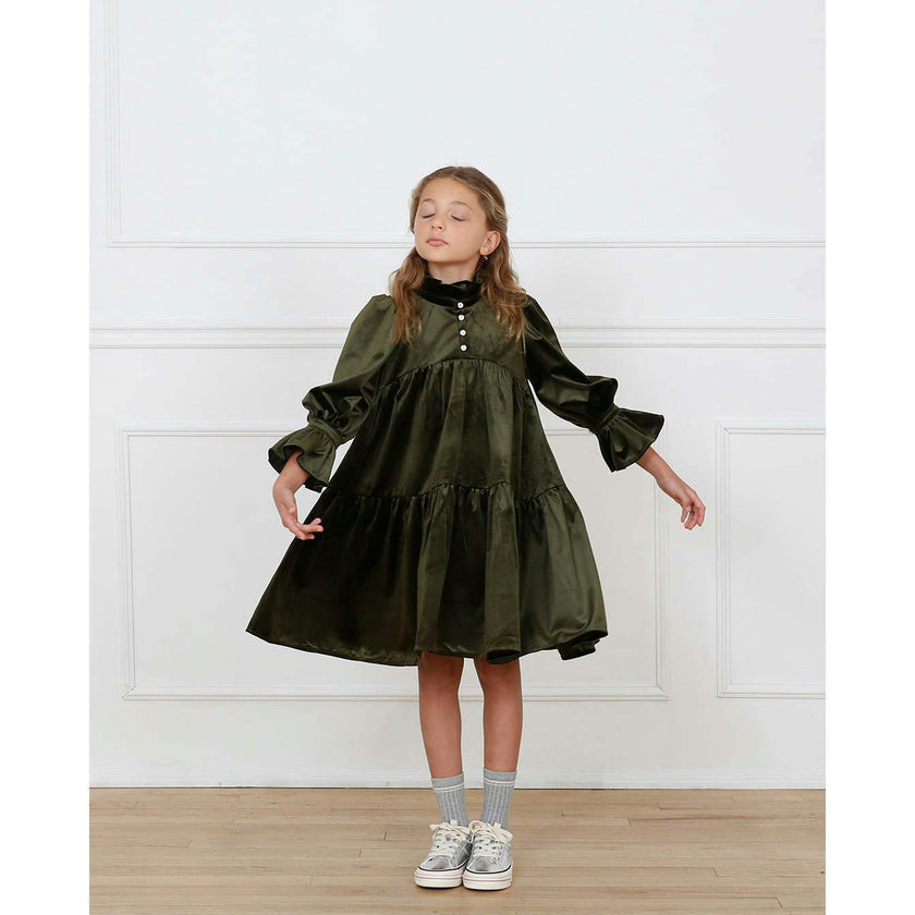 Evelyn dress (ruby red)