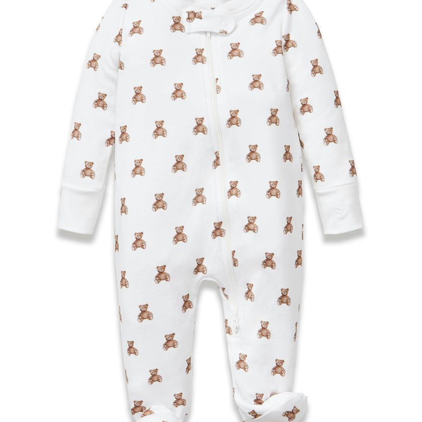Baby's Pima Romper in Teddy Tales
