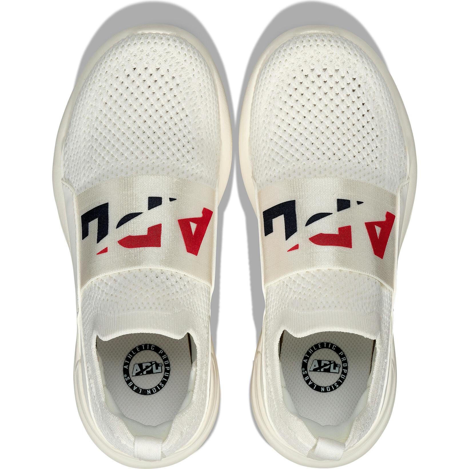 Youth's TechLoom Bliss Ivory / Red / Navy, White
