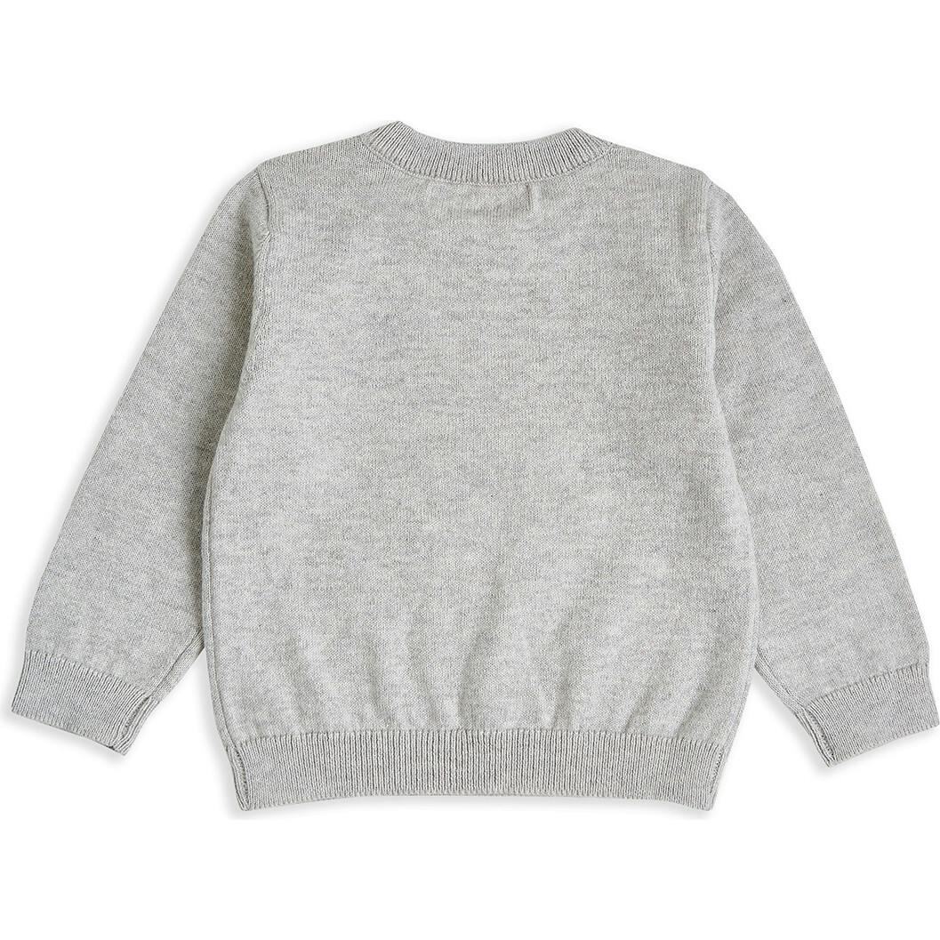 Pointelle Star Crawler Set - Grey