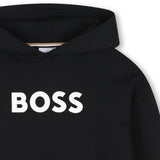 Black Loose-Fit Hoodie