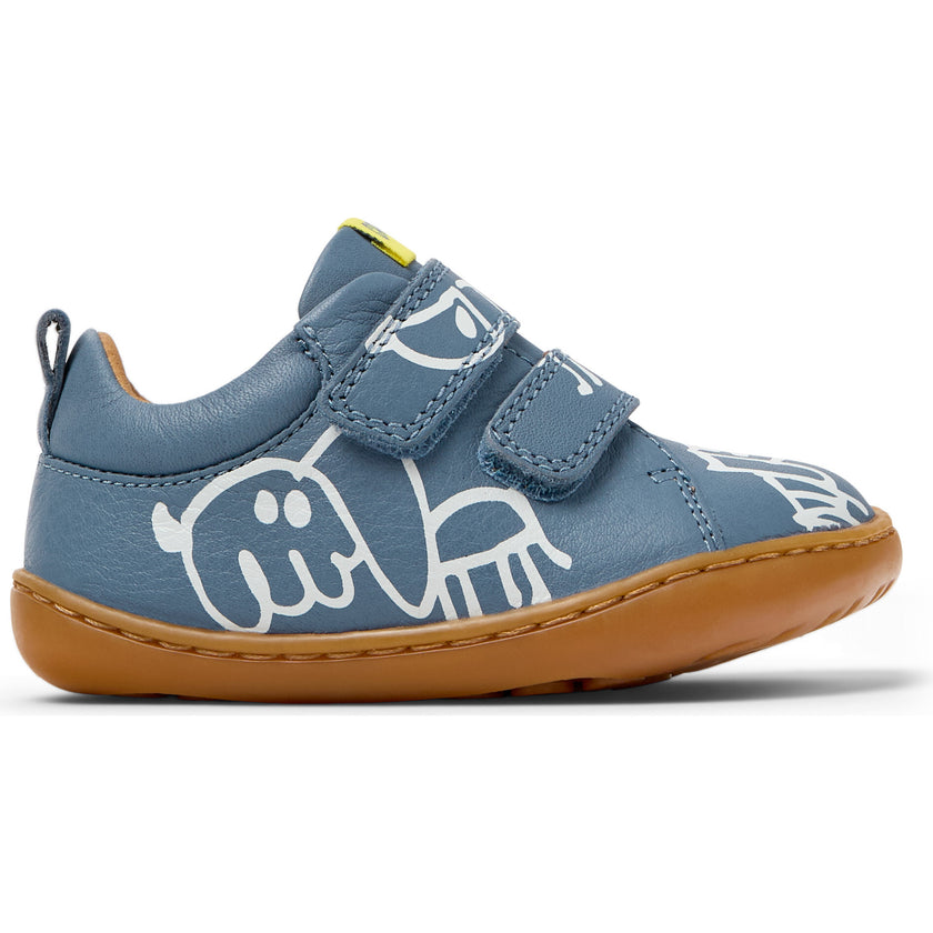 Peu Leather First Walkers Shoes, Multi