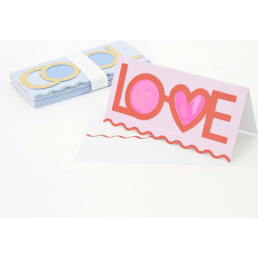 Valentine Glasses Cards