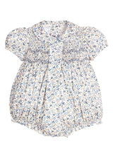 Smocked Bridget Bubble - Wisteria Floral