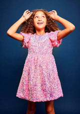 Pretty in Pink Sequin Dress