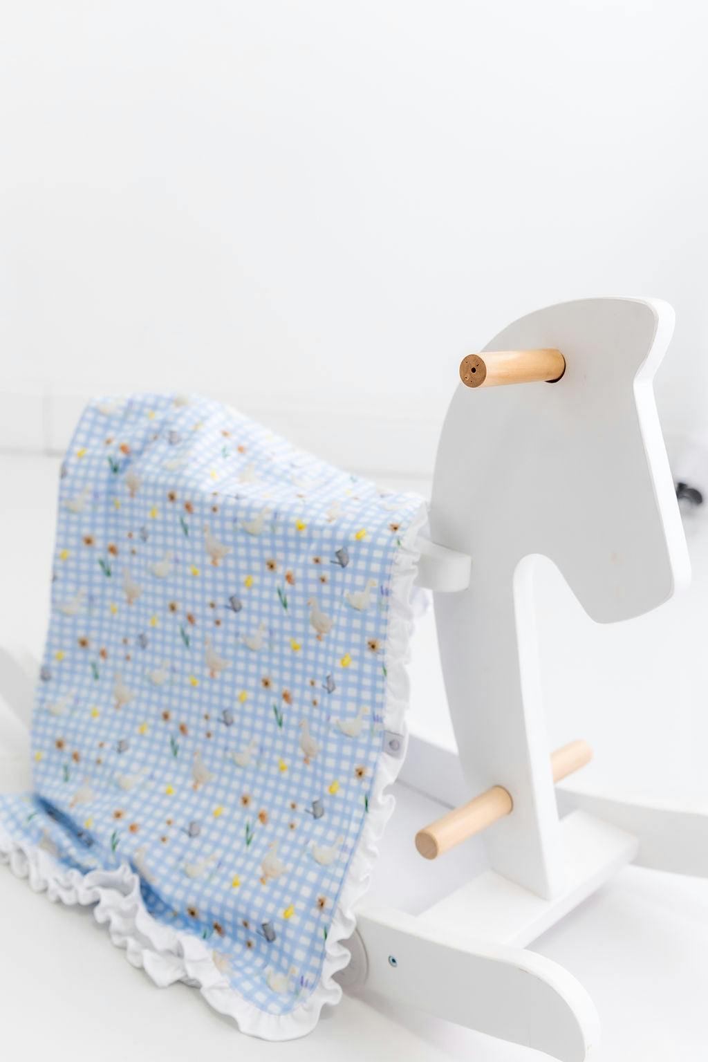 Ducks & Goose Pima Cotton Baby Blanket