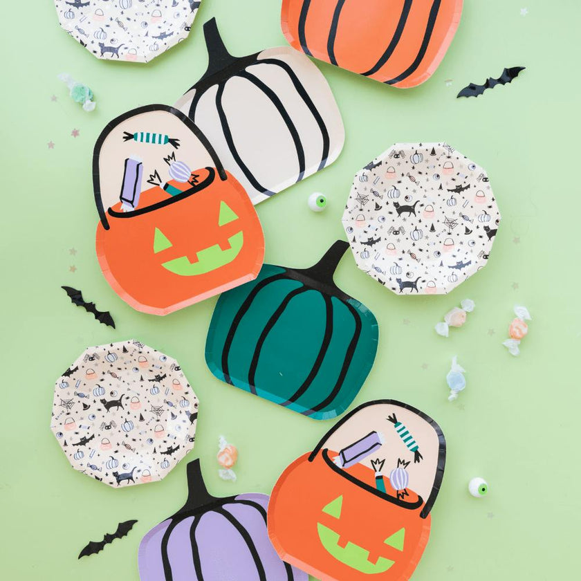 Hocus Pocus Mixed Pack Pumpkin Large Plates