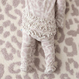 Laurel Leopard Footie Ruffled Zippered One Piece