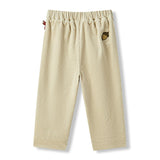 Beige Corduroy Pocket Pants