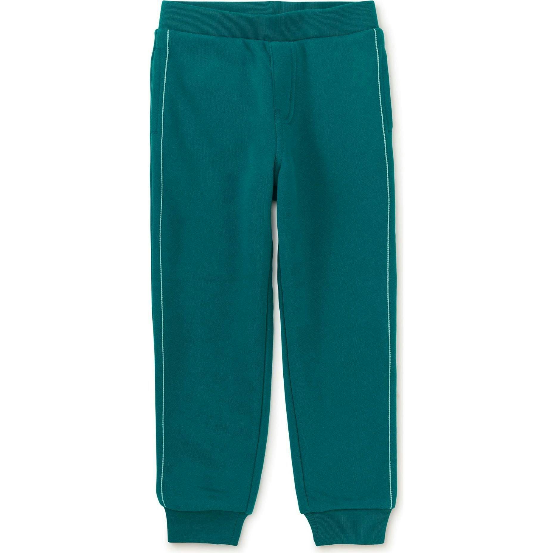 Side Stitch Joggers, Green
