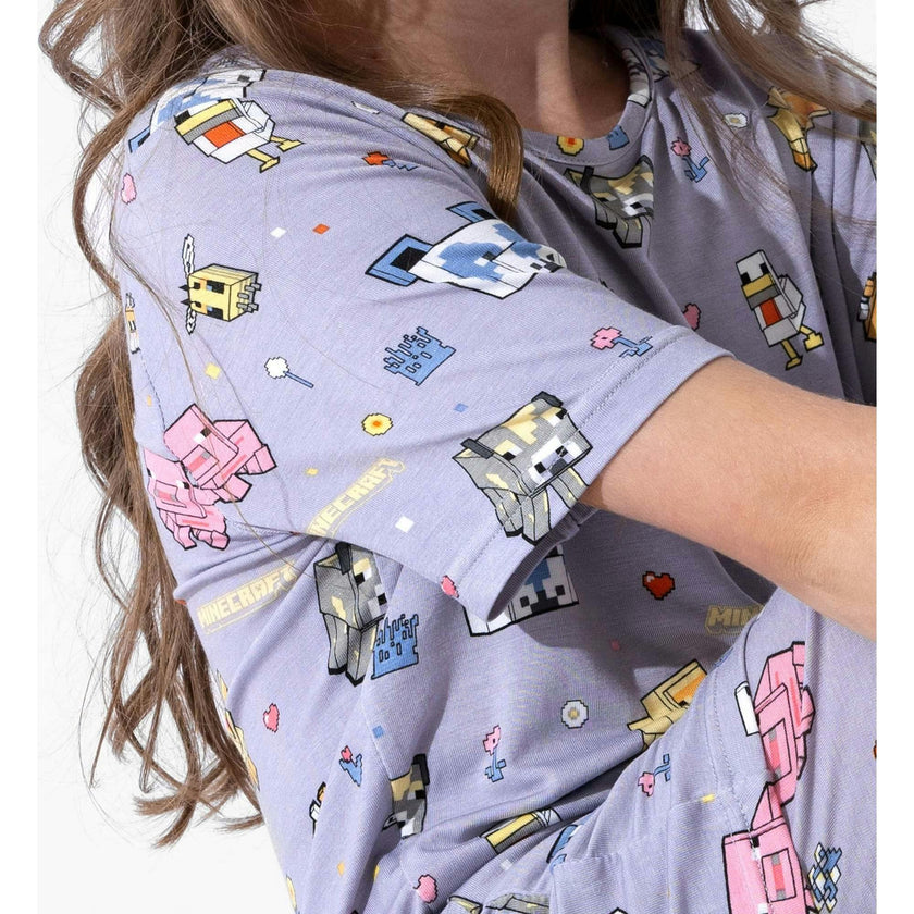 Minecraft Pixel Pals Kids Pajama Short Set
