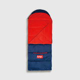 Sleep-N-Pack™ – Big Kid Size | NASA Official Logo & Patches | 2-in-1 Backpack & Sleeping Bag with Cozy Fleece Liner - NAVY