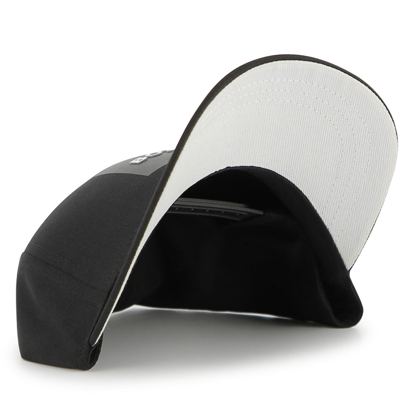 Black Square Logo Baseball Cap