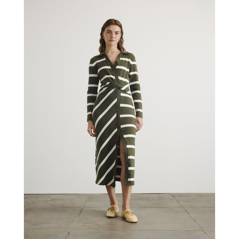 Ellicot Dress, Stripes