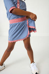 Girls Scalloped Skort