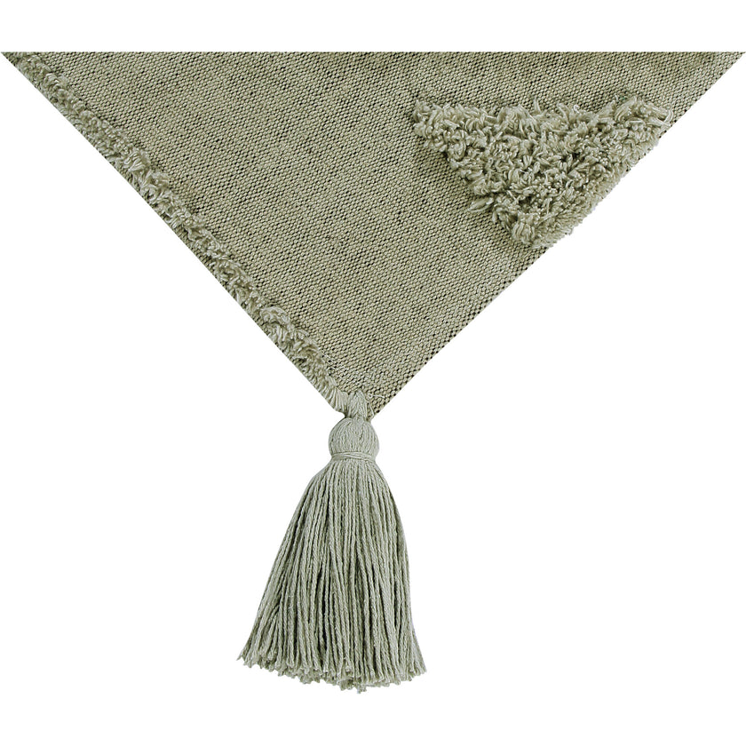 Tribu Washable Rug, Green