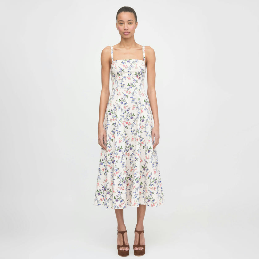 The Margot Dress - Pink Scallop Bow Chintz