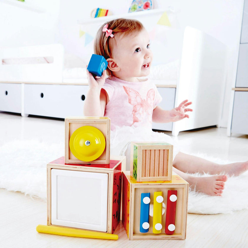 Odyssey Stacking Music Set W/ 6 Piece Musical Box Toy