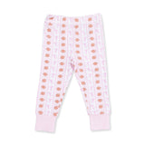Football Bow Stripe - Long Sleeve Loungewear Set