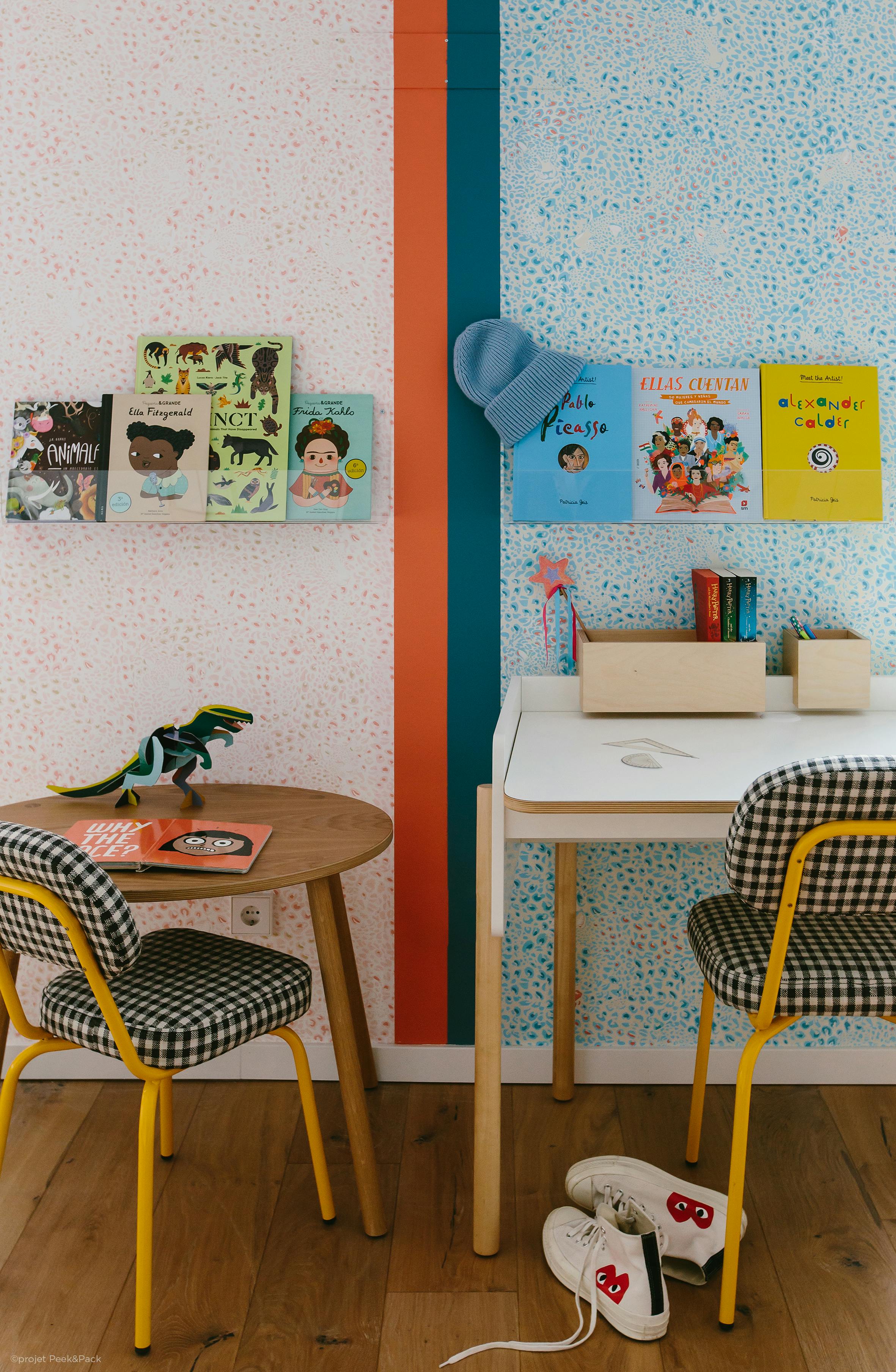 Papier peint CHEETAH coloris Grenadine